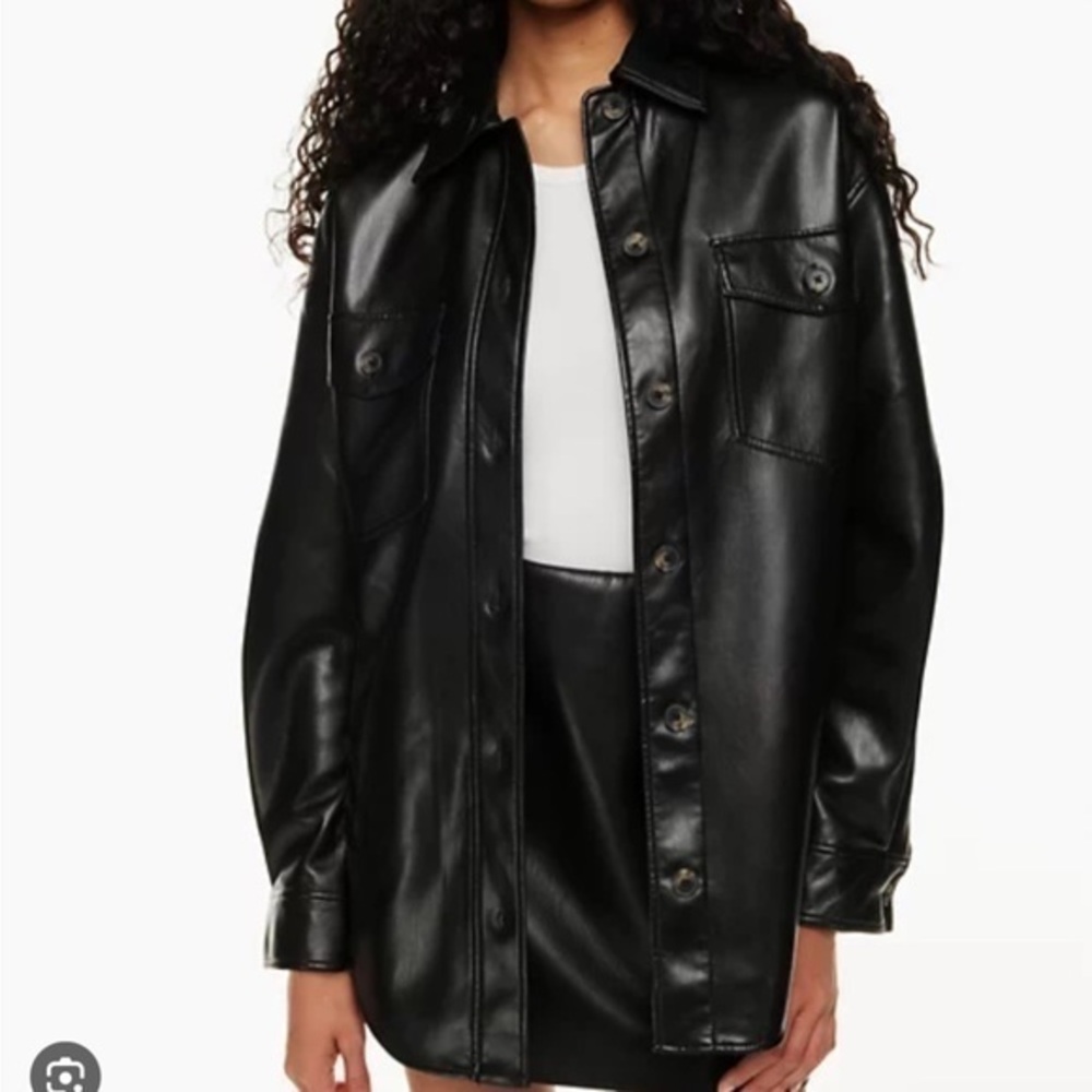 wilfred alchemist faux leather jacket
